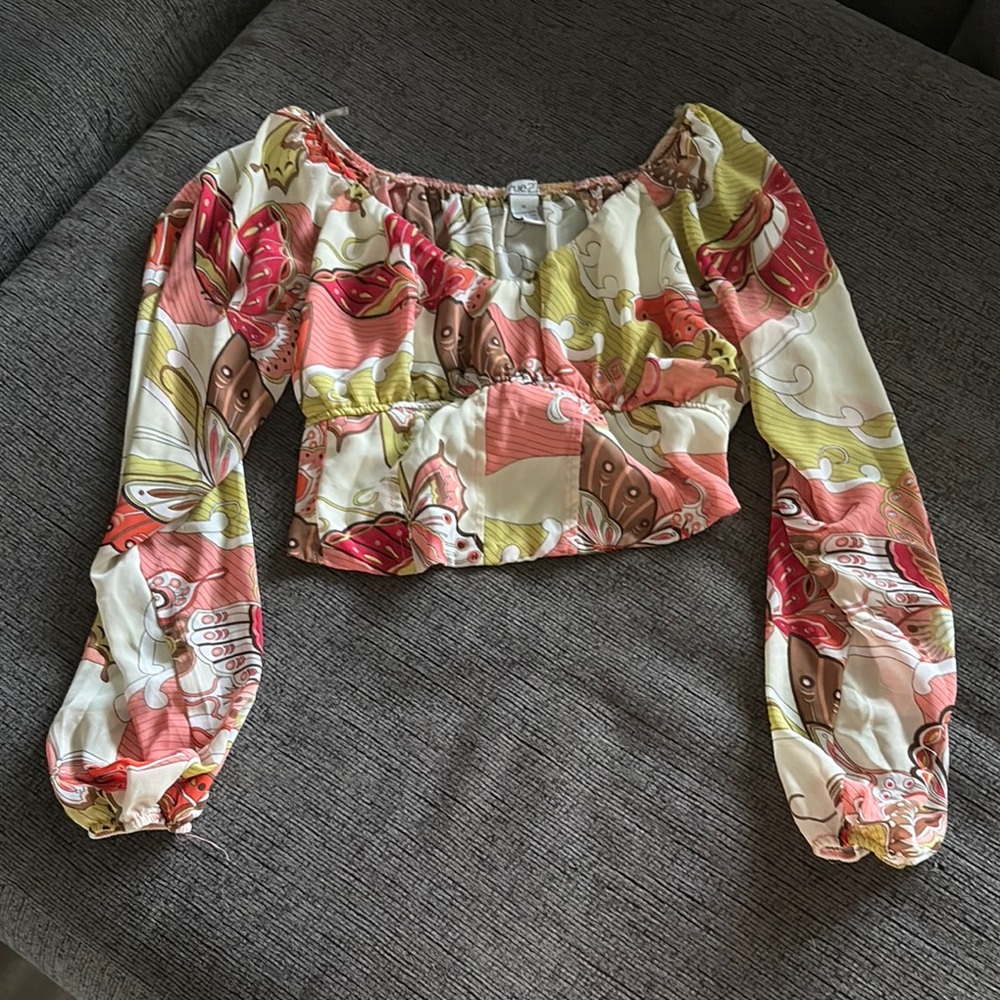 Floral Print Women's Top